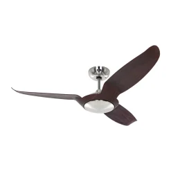 Kattotuuletin Eco Talos, ruskea, metalli, DC-moottori, Ø 135 cm