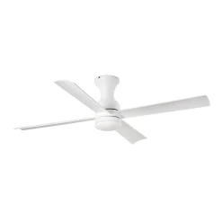 Kattotuuletin Fraser M LED-lampulla, DC, valkoinen