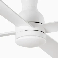 Kattotuuletin Fraser M LED-lampulla, DC, valkoinen