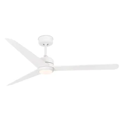 Kattotuuletin Nu LED-valaistuksella, valkoinen