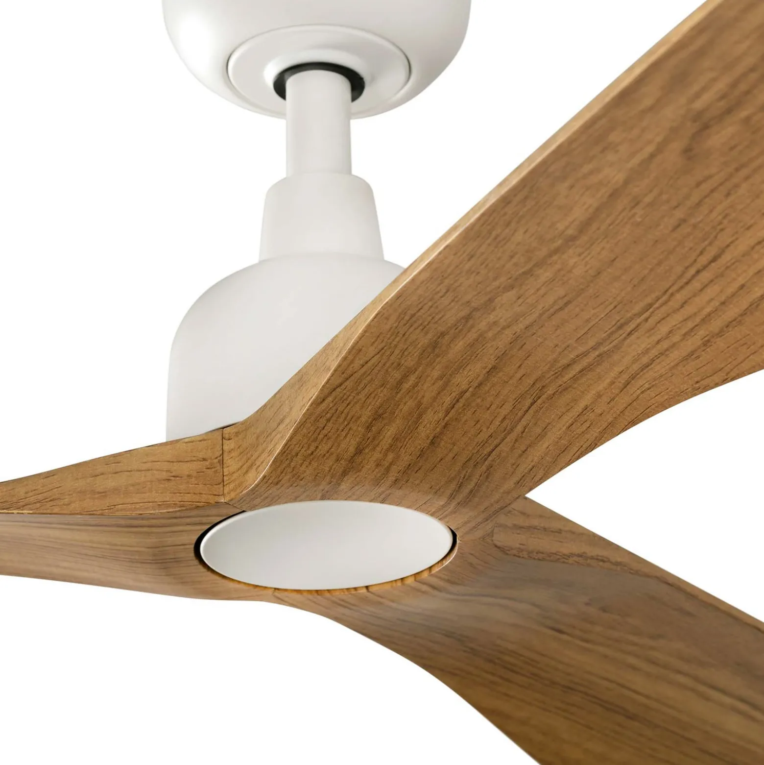 Kattotuuletin Outwood, ruskea, DC, hiljainen, Ø 150 cm, IP44