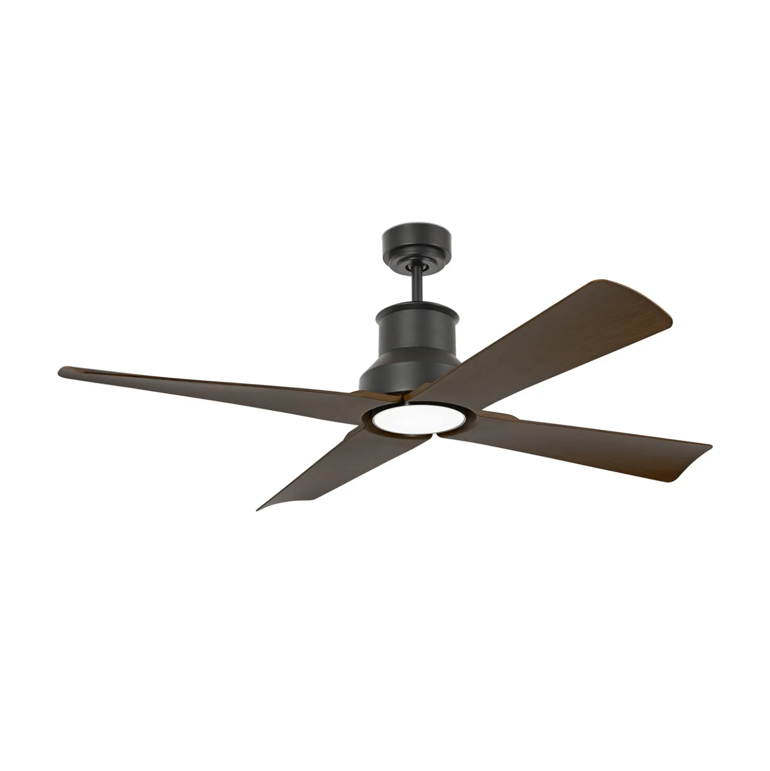 Kattotuuletin Winche M LED-valolla, IP44, musta