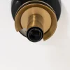 Kattovalaisin Atmaca 10205 antiikkikulta/musta lasi kirkas Ø 15 cm