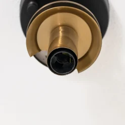 Kattovalaisin Atmaca 10205 antiikkikulta/musta lasi kirkas Ø 15 cm