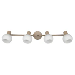 Kattovalaisin Boba, 4-lamppuinen, beige, E14, metalli