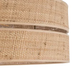Kattovalaisin Calma, beige, rami, Ø 60 cm, E27