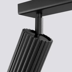 Kattovalaisin carbon, musta, pituus 45 cm, alumiini, 3-valo.