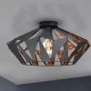 Kattovalaisin Carlton, Ø 47 cm, musta/kupari