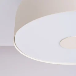 Kattovalaisin CLARO, beige, Ø 30 cm, metalli, 4 x E27