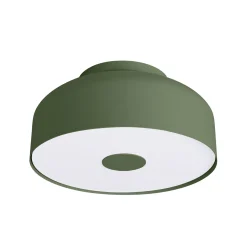 Kattovalaisin CLARO, oliivinvihreä, Ø 30 cm, metalli, 4 x E27