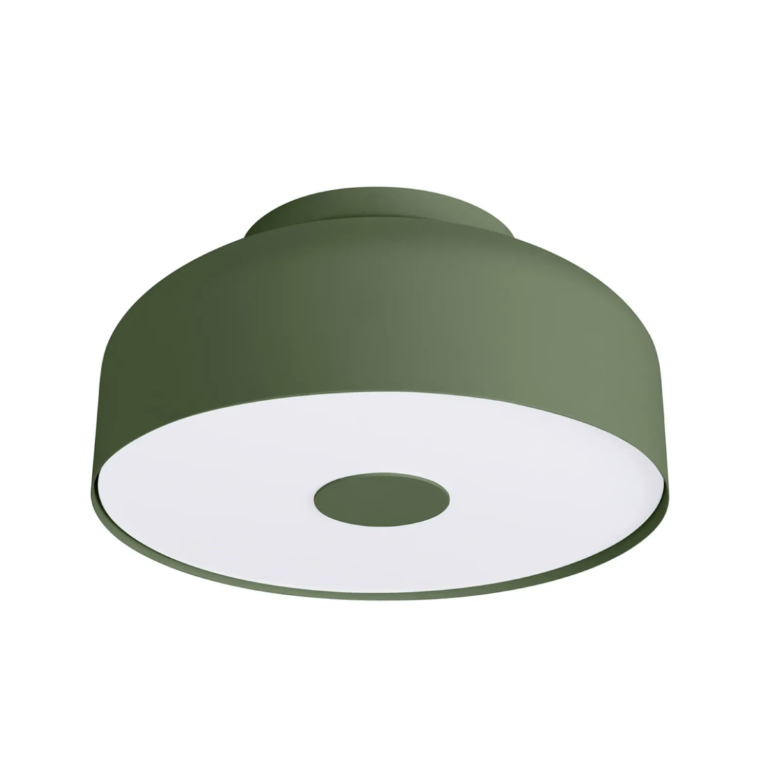 Kattovalaisin CLARO, oliivinvihreä, Ø 30 cm, metalli, 4 x E27