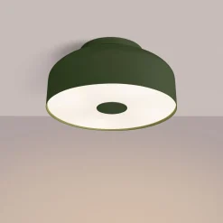 Kattovalaisin CLARO, oliivinvihreä, Ø 30 cm, metalli, 4 x E27