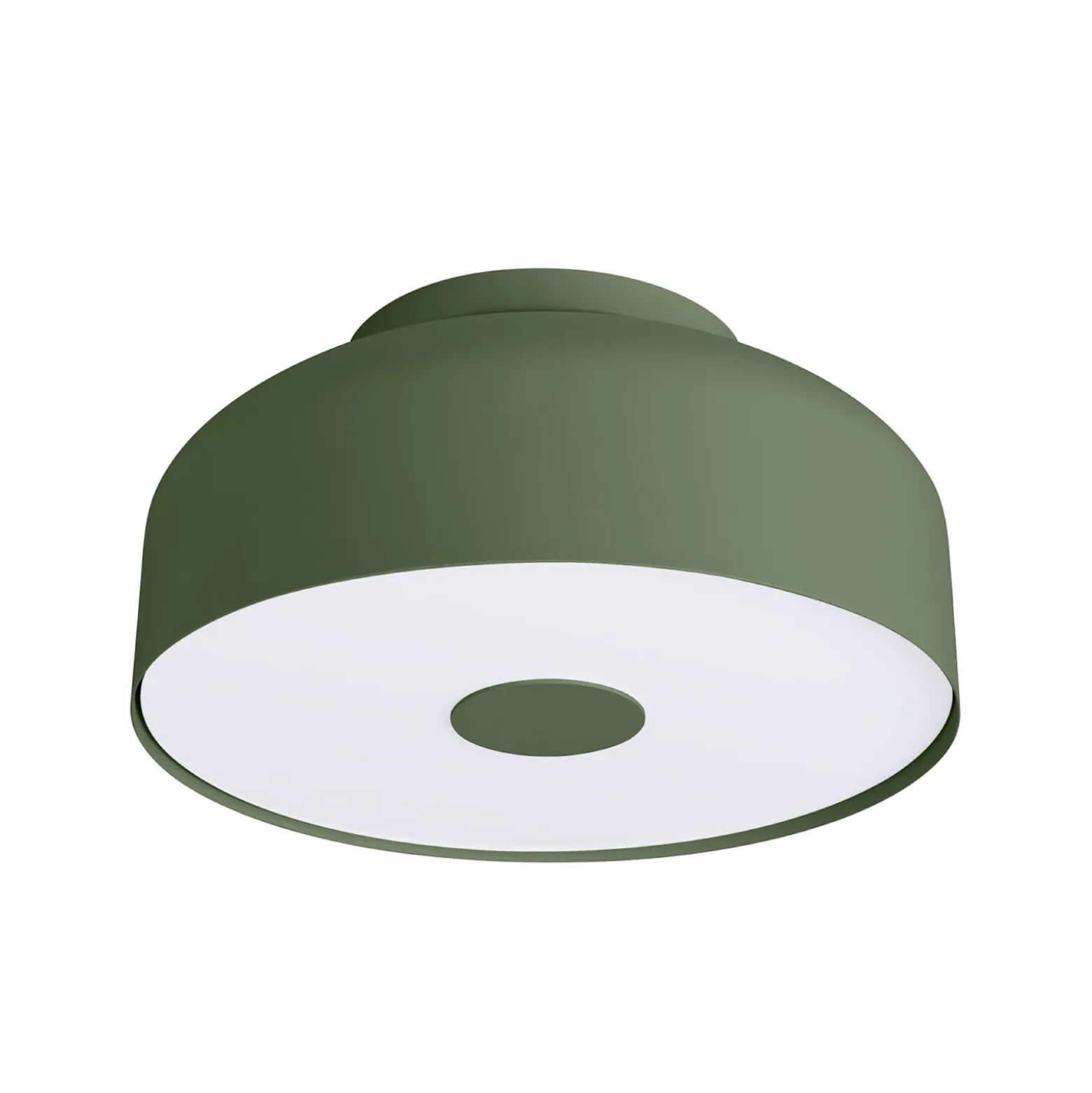 Kattovalaisin CLARO, oliivinvihreä, Ø 30 cm, metalli, 4 x E27