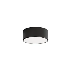 Kattovalaisin Cleo, Ø 20 cm, IP54, musta, metalli, E27
