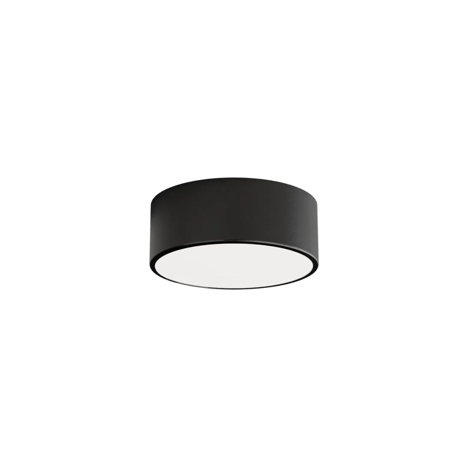 Kattovalaisin Cleo, Ø 20 cm, IP54, musta, metalli, E27