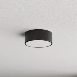 Kattovalaisin Cleo, Ø 20 cm, IP20, musta, metalli, E27
