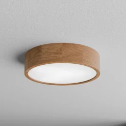 Kattovalaisin Cleo DR375, IP20, tunnistin, Ø 38 cm, tammipuu
