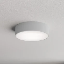 Kattovalaisin Cleo 300, harmaa, anturi, IP54, Ø 30 cm, metalli