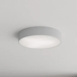 Kattovalaisin Cleo 400, harmaa, anturi, IP20, Ø 40 cm, metalli
