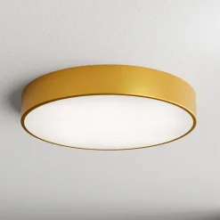 Kattovalaisin Cleo 500, kulta, anturi, IP20, Ø 50 cm, metalli