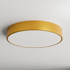 Kattovalaisin Cleo 500, kulta, anturi, IP20, Ø 50 cm, metalli
