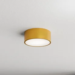 Kattovalaisin Cleo 200, kulta, anturi, IP54, Ø 20 cm, metalli