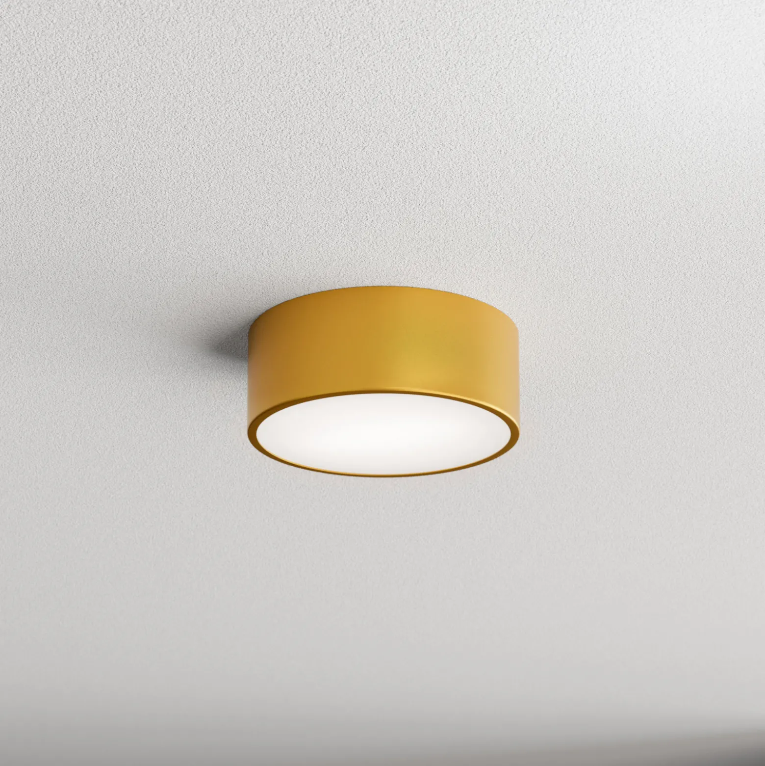 Kattovalaisin Cleo 200, kulta, anturi, IP54, Ø 20 cm, metalli