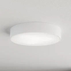 Kattovalaisin Cleo 400, valkoinen, anturi, IP20, Ø 40 cm, metalli