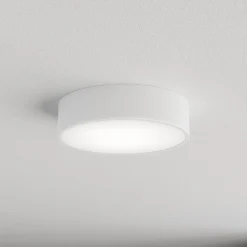 Kattovalaisin Cleo 300, valkoinen, anturi, IP54, Ø 30 cm, metalli