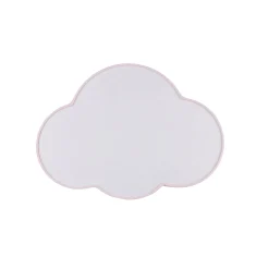 Kattovalaisin Cloud, vaaleanpunainen, 43 cm pitkä, tekstiili, pilvi, E27