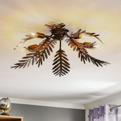 Kattovalaisin Felce, saniainen, pronssi, Ø 75 cm