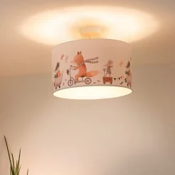 Kattovalaisin Ferdi Kids, tekstiili, valkoinen, värikäs