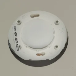 Kattovalaisin Hero, harmaa-beige, 2-lamppuinen, 35 x 12 cm, metalli, GX53