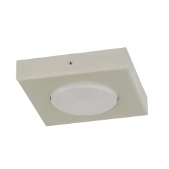 Kattovalaisin Hero, harmaa-beige, 12 x 12 cm, metalli, GX53