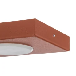 Kattovalaisin Hero, punainen, 55 x 12 cm, 3-lamppuinen, metalli, GX53