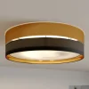 Kattovalaisin Hilton, musta/kulta, Ø 60 cm
