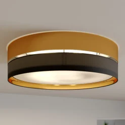 Kattovalaisin Hilton, musta/kulta, Ø 60 cm