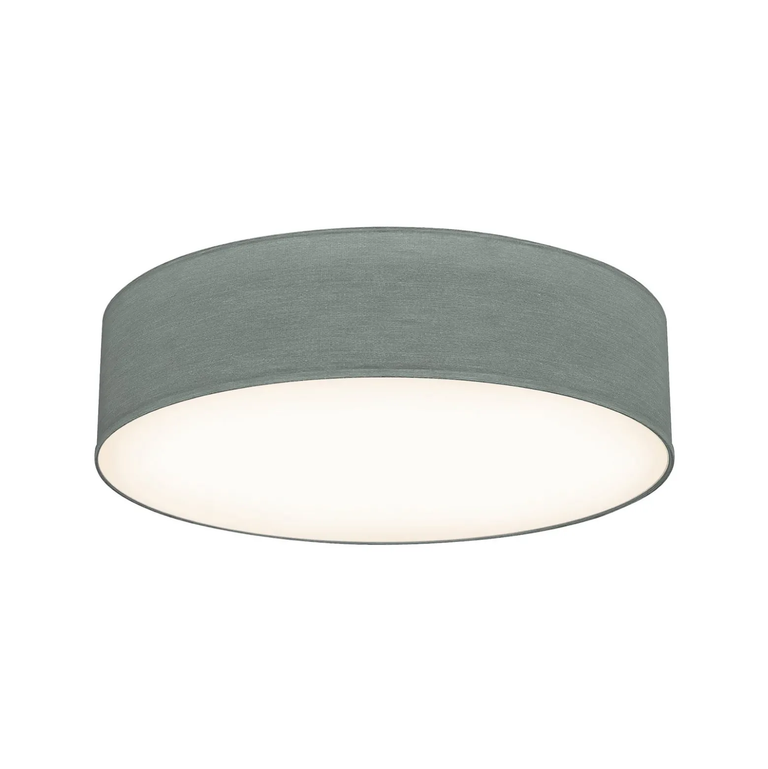 Kattovalaisin Litora, harmaa, Ø 38 cm, tekstiili, E27
