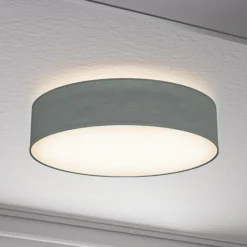 Kattovalaisin Litora, harmaa, Ø 38 cm, tekstiili, E27