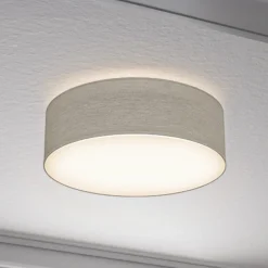Kattovalaisin Litora, taupe, Ø 30 cm, tekstiili, E27