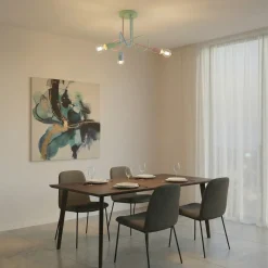 Kattovalaisin Oxford, monivärinen, metalli, 3-lamppuinen, E27
