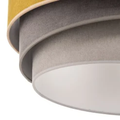 Kattovalaisin Pastell Trio Ø 45 cm sinappi/harmaa/vaaleanharmaa