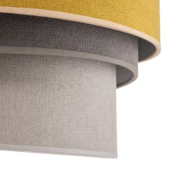 Kattovalaisin Pastell Trio Ø 45 cm sinappi/harmaa/vaaleanharmaa