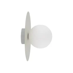 Kattovalaisin Pixie, beige, lasi, Ø 25 cm, pallo, G9
