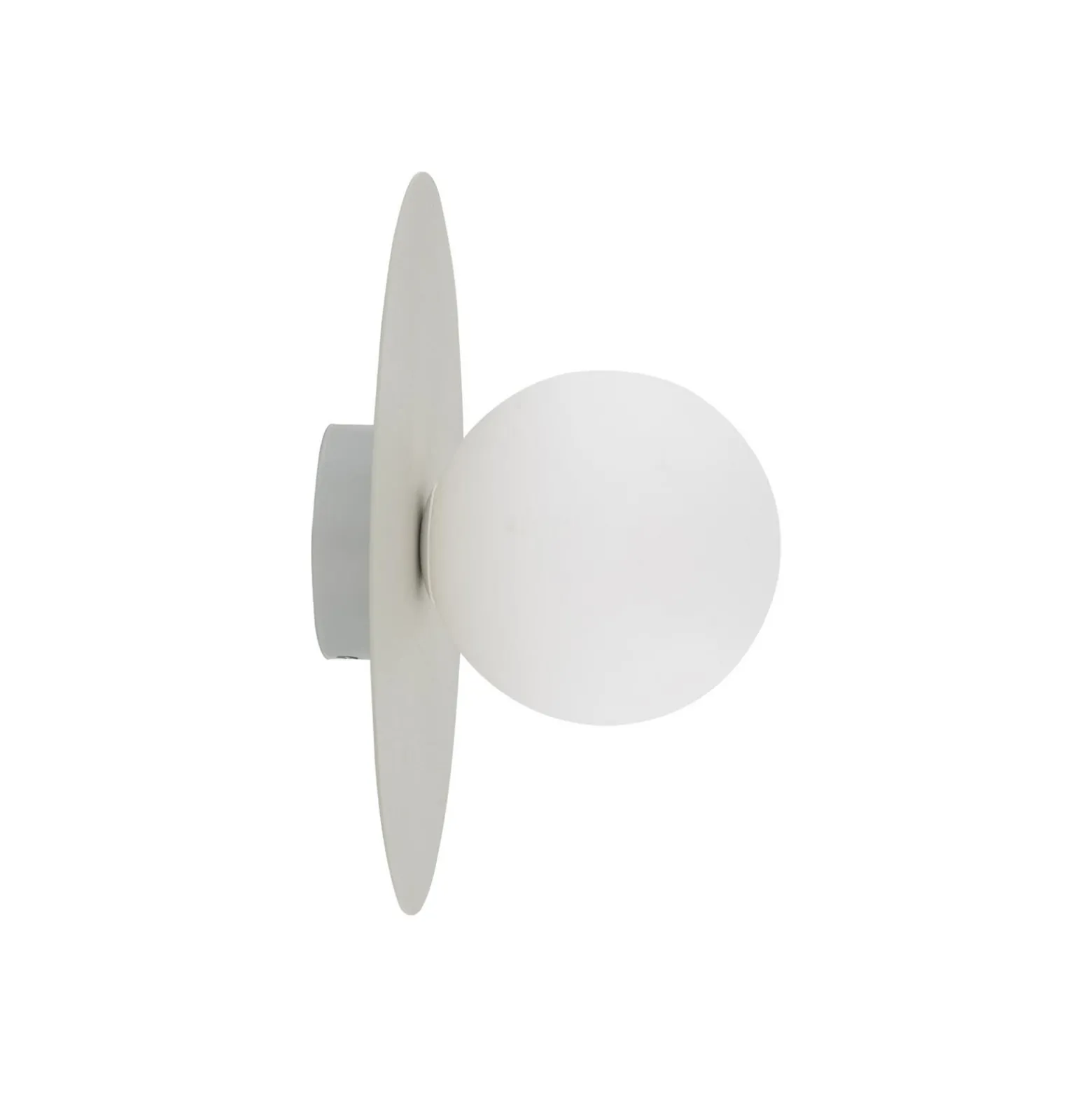 Kattovalaisin Pixie, beige, lasi, Ø 25 cm, pallo, G9
