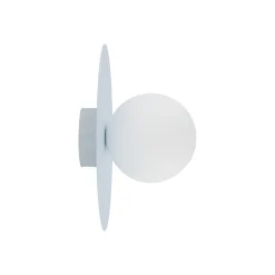 Kattovalaisin Pixie, vaaleansininen, lasi, Ø 25 cm, pallo, G9