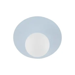 Kattovalaisin Pixie, vaaleansininen, lasi, Ø 25 cm, pallo, G9