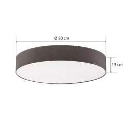 Kattovalaisin Rondo, harmaa Ø 80 cm