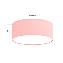 Kattovalaisin Rondo Kids, Ø 38 cm, pinkki