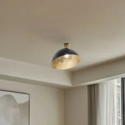 Kattovalaisin Sfera, Ø 35 cm, musta/kulta